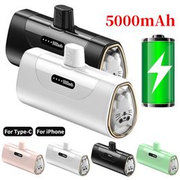 Power Bank 5000mAh Portable Charger Fast Charge Mobile Phone Battery Spare External Battery For iPhone Xiaomi Samsung Android