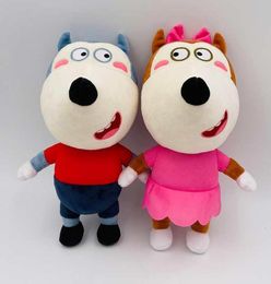 Plush Dolls 2pcsset 30cm Anime Wolfoo Family Toys Cartoon ie Lucy Soft Stuffed Toy For Children Kids Boys Girls Fans Gifts 2211046968196