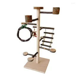 Other Bird Supplies Standing Perches & Ladder Gym Playstand Toy Birdcages Chewing Swing Parrot Entertainment