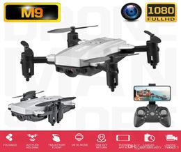 RC Mini RC Altitude HD Drone 1080P Quadcopter Camera Drones Foldable Kids Hold M9 Toys Remote Control FPV Helicopter For Wifi Rxkp8993934