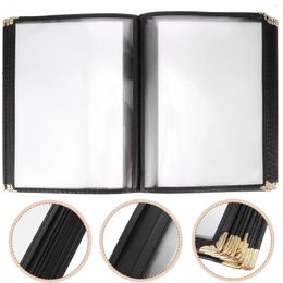 Mugs DIY Clear Cover Restaurant Menu Covers El Book Compact Convenient Simple Supply Meal Price Holder File Folders
