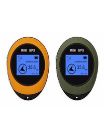 Mini Receptor de Navegação de Rastreador de GPS portátil Handheld Finder Rechargable Finder com Compass Eletrônico para Travel Externing Explorer3997687