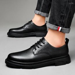 Casual Shoes Stylish Men Genuine Leather Classic Man Oxford 2024 Wedding Dress Footwear Elegantes Formal Sneakers