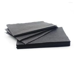 Tattoo Supplies 125pcs 13"X18" Black Cleaning Wipes Disposable Dental Piercing Bibs Waterproof Sheets Paper Accessories