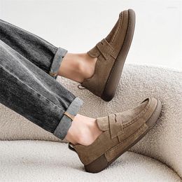 Casual Shoes Summer Men Slip On Loafers Breathable Leather Flats Moccasins Tooling Handmade