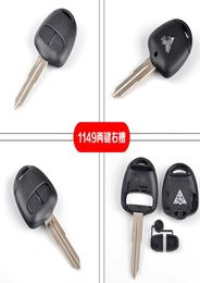 Replacement Housing Shell Remote Blank Key Case Fob 2 Button For MITSUBISHI Pajero Triton Lancer Evo Right Blade3804592