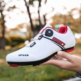 Cycling Shoes Mens Speed Lightweight SPD Road Racing Shoes Cleats MTB Mountain Bike Sports Shoes Unisex Racing Shoes 240417