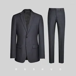 Men's Suits 6711-2024 Suit Spring Business Professional Jacket Casual Korean Version Of