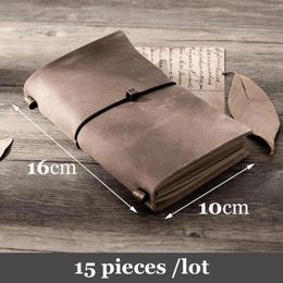 15pcs Traveler's Notebook Vintage Pendant Bandage Type Traveller Diary Note Book Planner Organiser Personal Creative