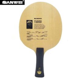 SANWEI T5000 CARBON Table Tennis Blade 52 Carbon T-5000 Racket Ping Pong Bat Paddle 240131