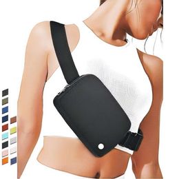 Outdoor LU-798 Yoga Bags Nylon e Waterproof Cintura Bag Sports Running Crossbody Bags