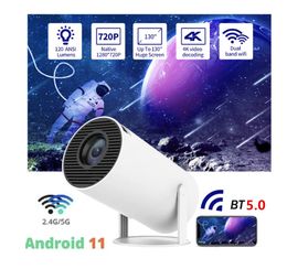 HY300 Magcubic Projector WiFi6 200ANSI Android11.0 4K 130"screen BT5.0 1280 720P Home Theater Outdoor portable with box package
