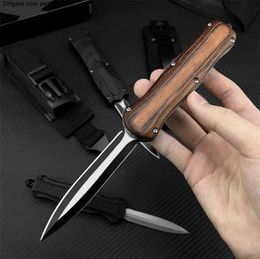 A016 Infidel 3Models knives Mini 3300/3310/3320 D2 Steel Machined Automatic Pocket Tactical gear Survival knife with sheath BM42 A017 HK C07 A019 BM43 EDC Tools