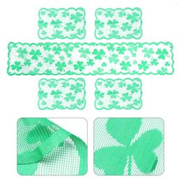Table Mats Set Decoration Day Irish St. Festival Placemats Home Decor Chinese Couplets Blank