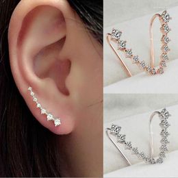 Stud Earrings Korean Punk Geometric String Seven Stars Rhinestone Lovers Gifts Ears Fashions Accessories Arrival