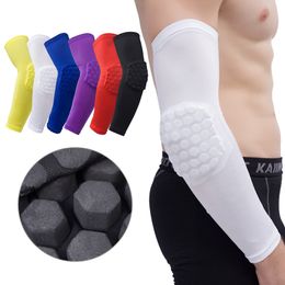 Elbow Knee Pads 1Pc Arm Sleeve Armband Elbow Support Basketball Arm Sleeve Breathable Football Safety Sport Elbow Pad Brace Gym Protector 230904