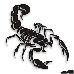 Car Stickers 3D Scorpions Sticker Body Trucks Window Waterproof Motorcycle Styling Decal Bonnet Side Stripes Animal Drop Delivery Mo Dhc4R