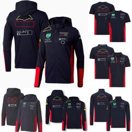 F1 Hoodie Jacket Formula 1 Sweatshirt Men's Zip Up Hooded Coat Series F1 T-shirt Summer Racing Polo Shirts Motocross Jersey Customizable