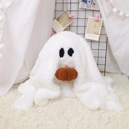 Pillow Halloween Gus The Ghost With Pumpkin Plush Doll Kawaii Throw Home Party Decoration Car Accessories