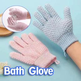 Five-Finger Two-Sided Cleaning Bath Glove Shower Brushes Massage Gloves Cleaning Brush SPA Foam Bathroom Accessories RRA899
