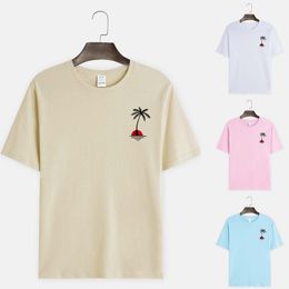 Men's T Shirts Mens Cotton Pack Male Casual Round Neck 3D Printed Blouse Short Sleeve Tops Shirt Performance ShirtMen's