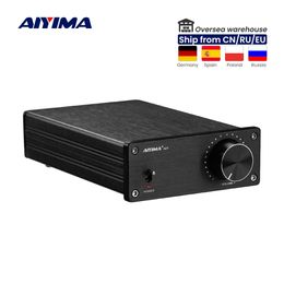 Amplifiers AIYIMA A07 TPA3255 Power Amplifier 300Wx2 Class D Stereo 2.0 Digital Audio Amp HiFi Sound Amplifiers Home Speaker Amplificador 230113