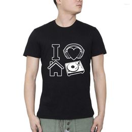 Men's T Shirts Music I Love House T-shirtSuper Soft Shirt For Men Clothing