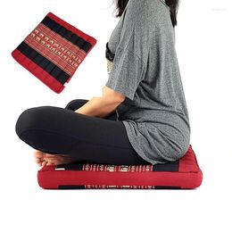 Pillow Floor Seat Firm Comfortable Multicolor Chair Pad Thai Design Yoga Zafu Meditation Natural Kapok Filling