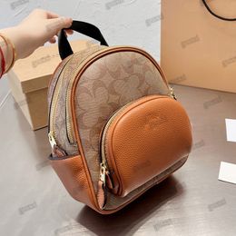 Lovely Pack Designer bag Court Classic Small Backpack High Quality Casual Leather Shoulders COAC Track Bags Totes Belt Strap Composite Bag