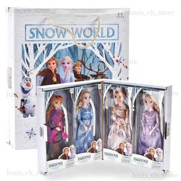 Original 2023 NEW Frozen Doll Toys for Girls Princess Dolls with Gift Box Little Girls Birthday Gift T230810