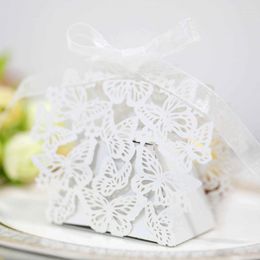 Gift Wrap 50Pcs Beautiful Wedding Candy Box Create Atmosphere Easy To Assemble Decoration Chocolate Packing Case