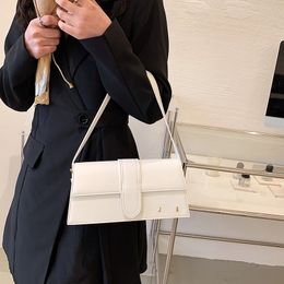 Spring Niche Trend Portable Women's Bag Solid Color Fashionable Texture Shoulder Bag