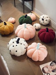 Plush Dolls Soft Japanese Style Pumpkin Toy Comfortable Stuffed Pink Plushies Girly Hug Doll Home Decor Xmas Gifts For Child 230823