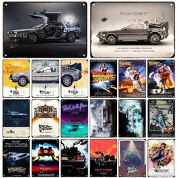 American Movie Metal Sign Famous Film Iron Poster Print Cinema Living Room Wall Decor Vintage Art Decoration Plaque for Modern Home Decor Painting 20cmx30cm W01