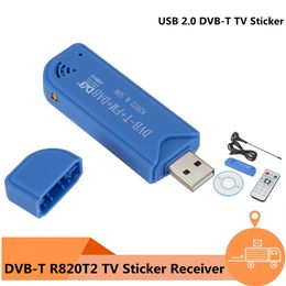 TV Stick Mini Portable TV stick 820T2 Digital USB 2.0 TV Stick DVB-T DAB FM RTL2832U Support SDR Tuner Receiver TV accessories 230831