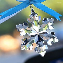 Chandelier Crystal Top Quality 1PC K9 Snowflake Hanging Window Suncatcher Glass Christmas Tree Ornaments Home & Car Decoration