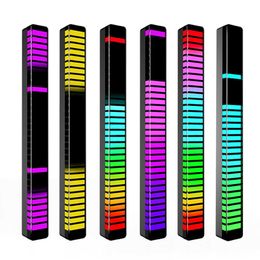LED Strips NEW LED Bar Lights Wireless Sound Activated RGB Light Music Pickup Voice Rhythm Recognition Ambient Lamp Aesthetic Room Decor P230315