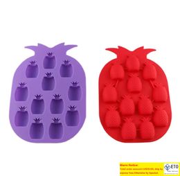 Cake tool Pineapple Shaped Ice Molds IceCream Cubes Choclate Maker Bar Party Tray Cube Mold Kitchen Bar Accessories