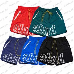 3A Designer masculino RH limitado shorts rhude verão curto na altura do joelho hip hop treinamento esportivo de rua calça de praia masculina cintura elástica