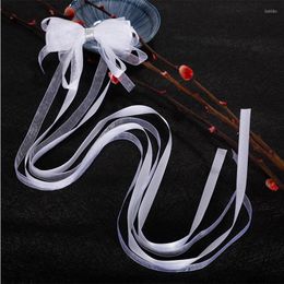 Party Supplies Xiao Long Nu Chinese Character Cosplay Butterfly Bow Hairclip Ribbon Fairy Hair Accessories Hanfu White Red Pink Blue