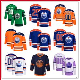 Edmonton Custom Oilers Hockey Jerseys 7 Paul Coffey 31 Grant Fuhr 86 Philip Broberg 75 Evan Bouchard 16 Tyler Benson Stuart Skinner Olivier Rodrigue Dylan Holloway