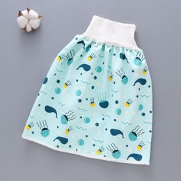 Cloth Diapers Baby Diaper Skirt Infant Training Pants Cotton Kids Skirt for Leak-proof urine Learning Pants Waterproof Sleeping Kids Nappy 230510