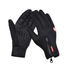 Sports Gloves Windproof winter hiking gloves outdoor sport touch screen glove anti thermal slip waterproof hiking climbing gloves P230512