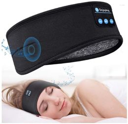 Smart Home Control Bluetooth Sleeping Headphones Headband Thin Soft Elastic Comfortable Wireless Music Eye Mask For Side Sleeper