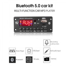 Car Car 50w 2*25w Amplifier 7v-15v Mp3 Player Decoder Board Bluetooth-compatible 5.0 Fm Radio Module Tf Usb Aux Wma Player Decoder