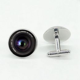 New Digital SLR Lens Cufflinks Camera Lens Cufflinks Men's High Quality Jewelry