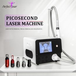 Portable Nd Yag Laser Q Switch Picosecond Dark Spot Pigment Removal Tattoo Removal Machine Free Shipping