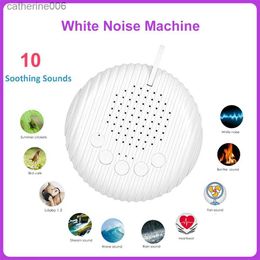 Sleeping Bags White Noise Sound Machine Portable Baby Sleep Machine 10 Soothing Sounds Volume Adjustable Built-in Rechargeable Battery USBL231225