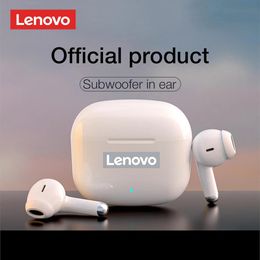 Earphones Lenovo LP40 Pro TWS Wireless Earphones Bluetooth 5.1 Touch Control Earbuds Dual Stereo Bass Noise Reduction Headset Upgrade