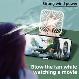 Jamay Portable Hand Fan, 5000mAh Super Long Battery Life Mini Fan For Bedroom With Cold Air, Handheld, Desktop, Mobile Phone Holder, Power Bank 4 In 1 Electric Fan